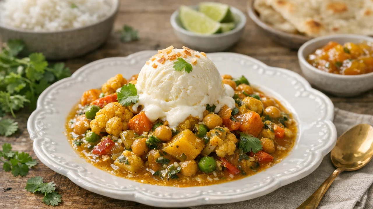 Posluživanje i varijacije Aromatični curry s povrćem