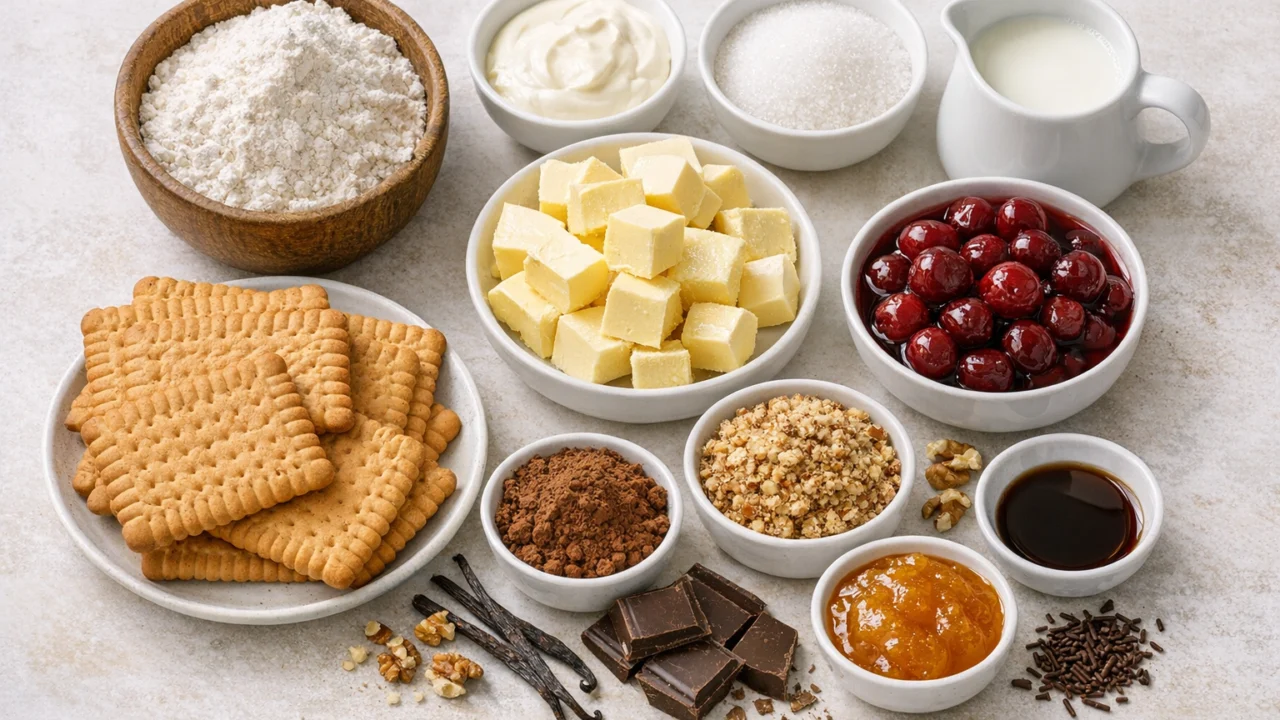 Sastojci za Brzi kolač bez pečenja