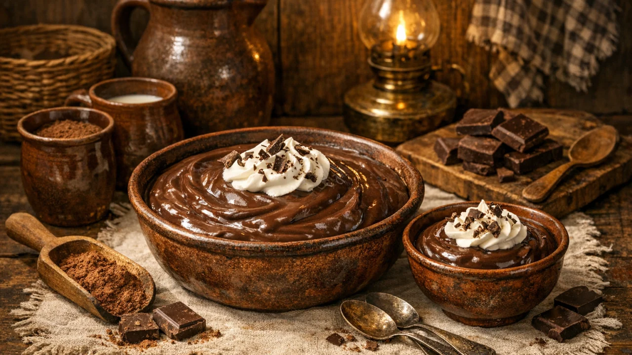 Tradicionalna priprema jela Domaća čokoladna puding krema