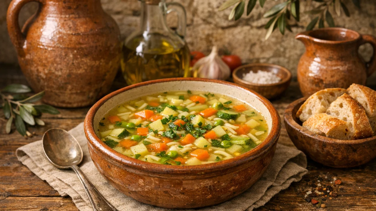 Tradicionalna priprema jela Domaća juha od povrća lagana verzija