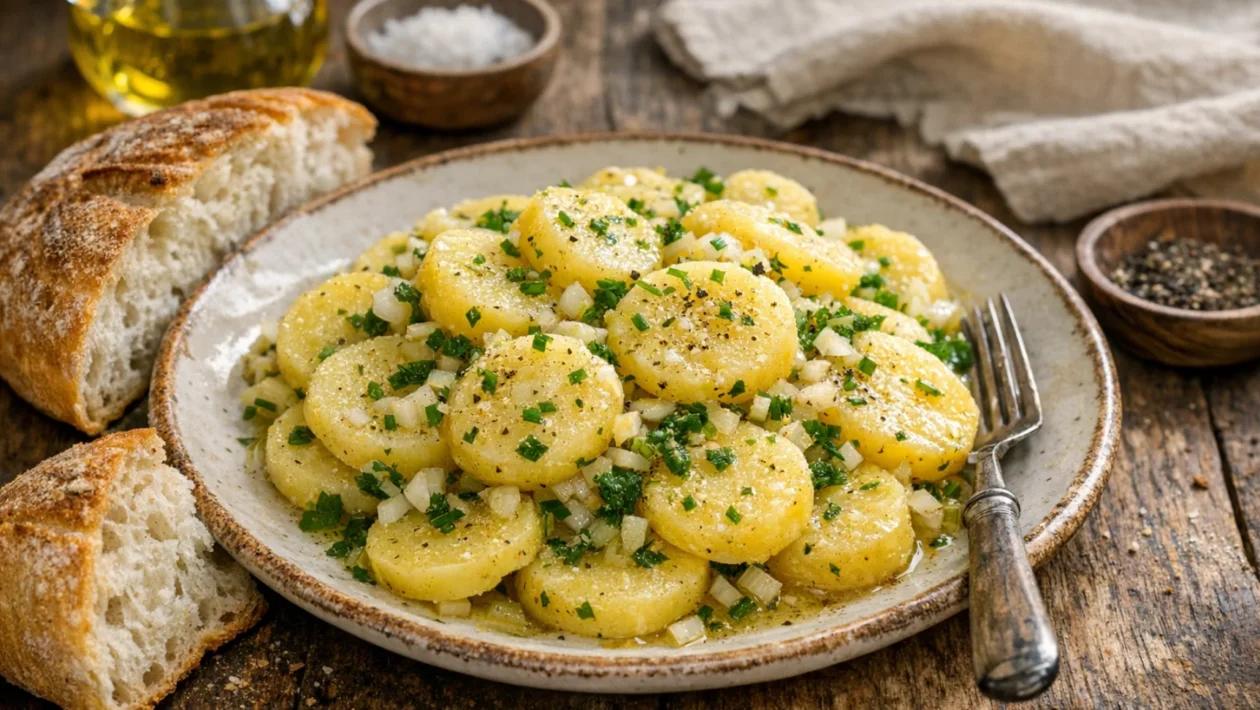 Fotografija jela Domaći krumpir salata klasičan recept