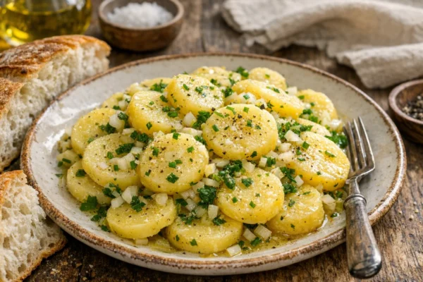 Fotografija jela Domaći krumpir salata klasičan recept