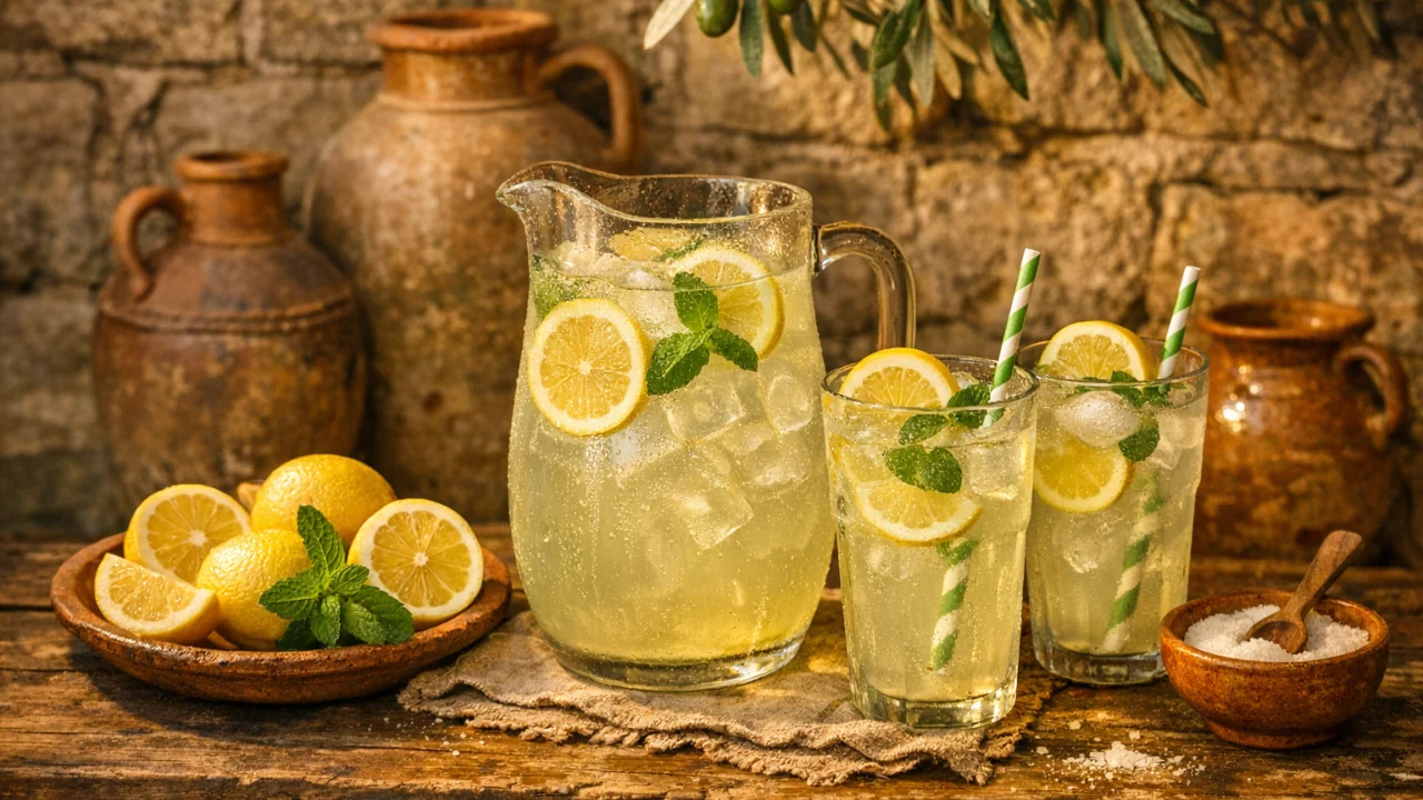 Tradicionalna priprema jela Domaća limunada osvježavajuća
