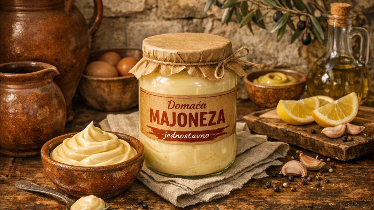 Tradicionalna priprema jela Domaća majoneza jednostavno