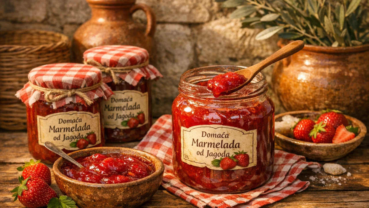 Tradicionalna priprema jela Domaća marmelada od jagoda
