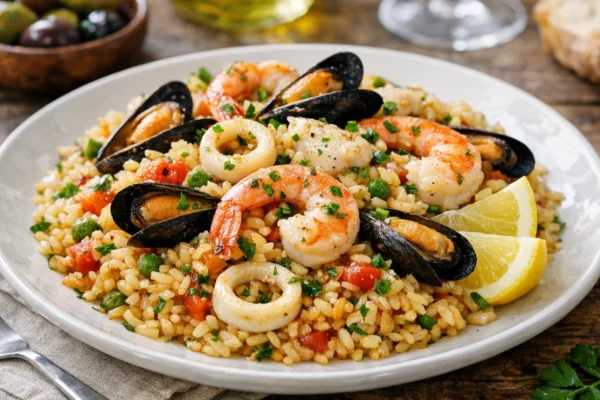 Fotografija jela Domaća paella jednostavna verzija