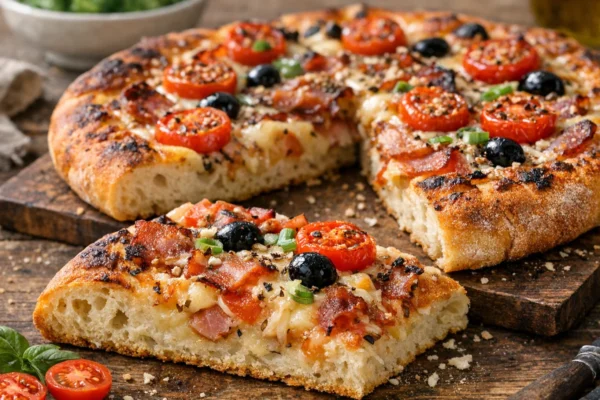 Fotografija jela Domaća pizza bez dizanja tijesta