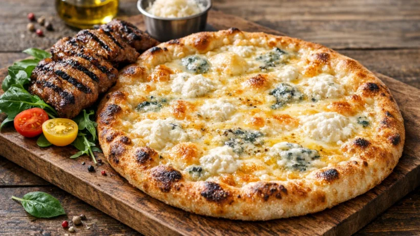 Fotografija jela Domaća pizza s četiri sira