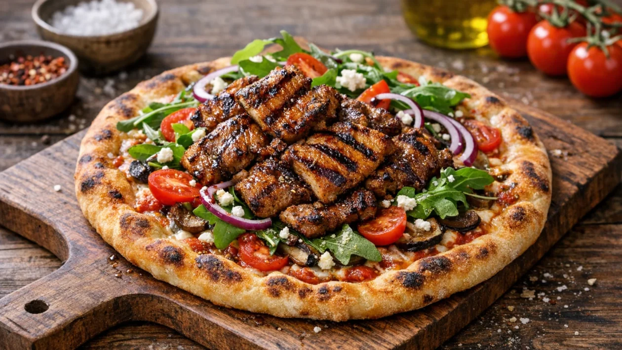 Fotografija jela Domaća pizza sa svježim sastojcima