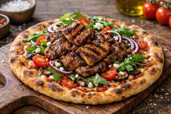 Fotografija jela Domaća pizza sa svježim sastojcima