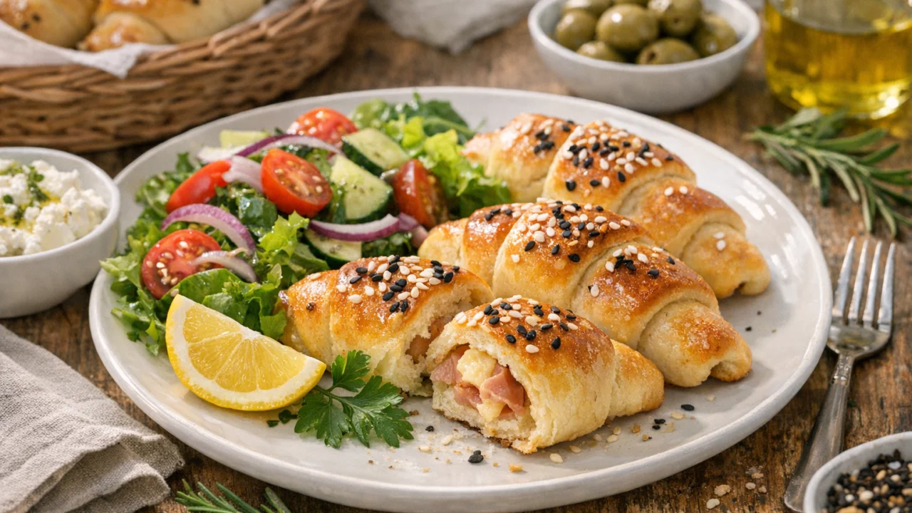 Posluživanje i varijacije Domaće kiflice mekane kao duša