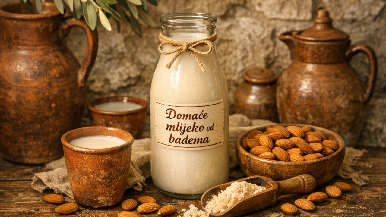 Tradicionalna priprema jela Domaće mlijeko od badema