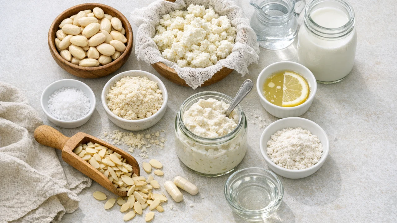 Sastojci za Domaće mlijeko od badema