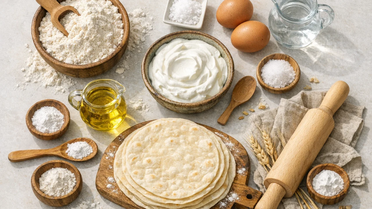 Sastojci za Domaće tortilje iz tave