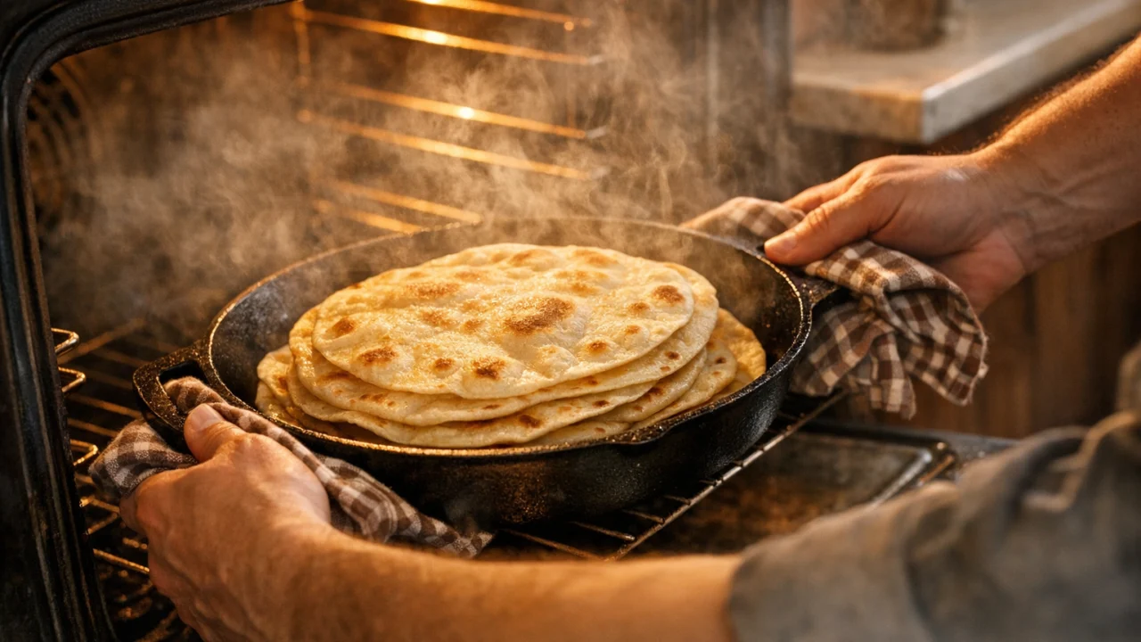 Priprema jela Domaće tortilje iz tave