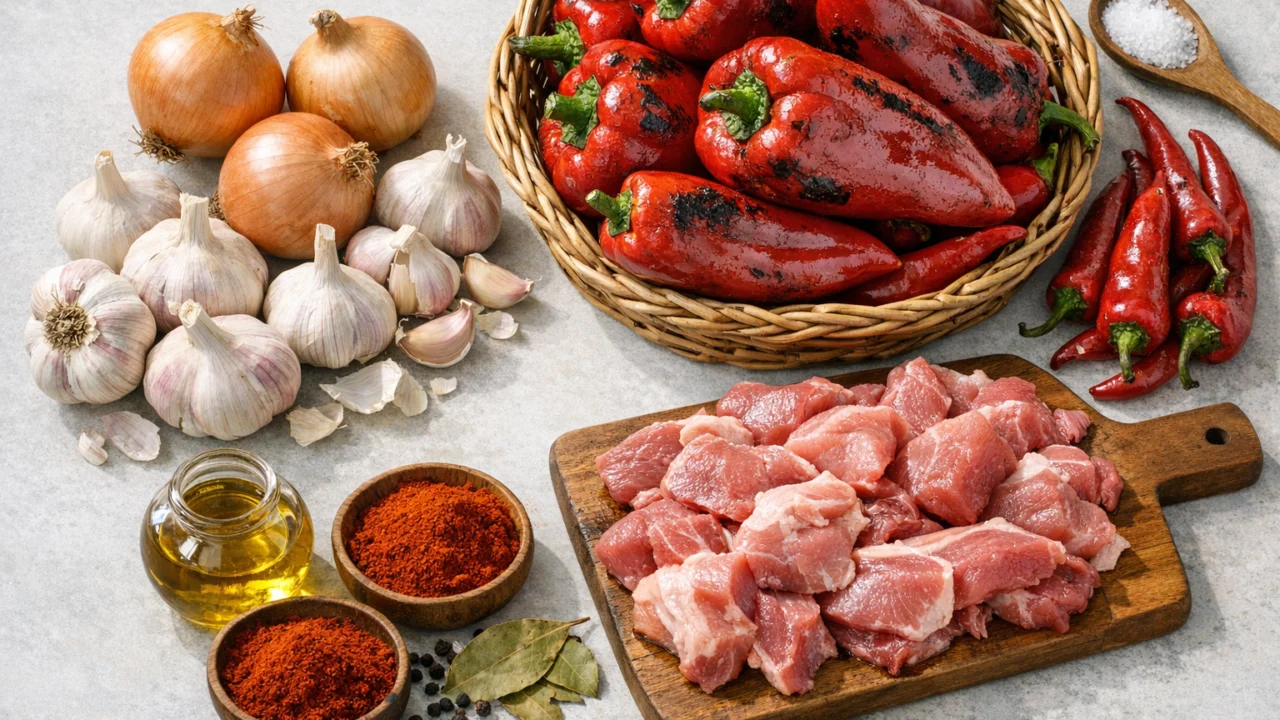 Sastojci za Domaći ajvar na starinski način