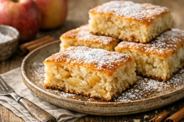 Fotografija jela Domaći kolač od jabuka sočan i mekan