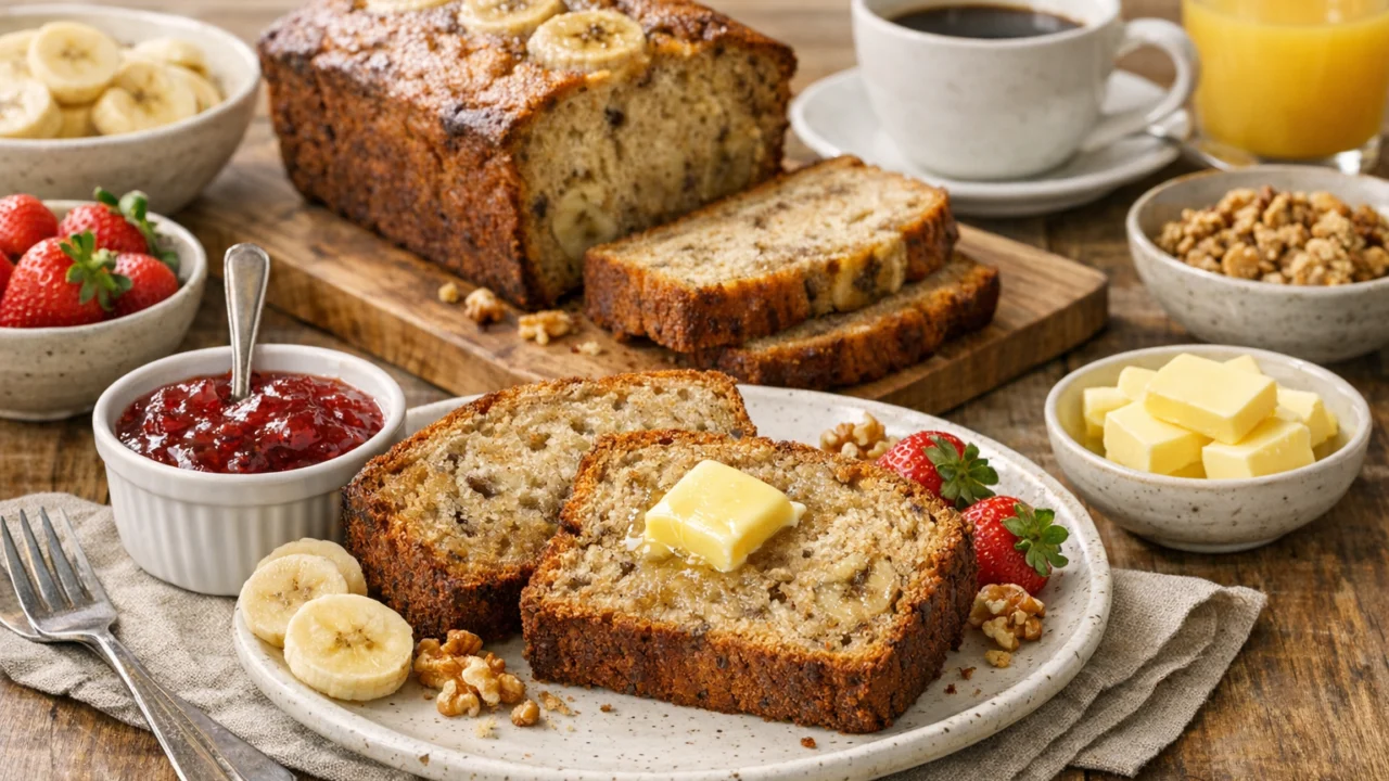 Posluživanje i varijacije Domaći kolač s bananama