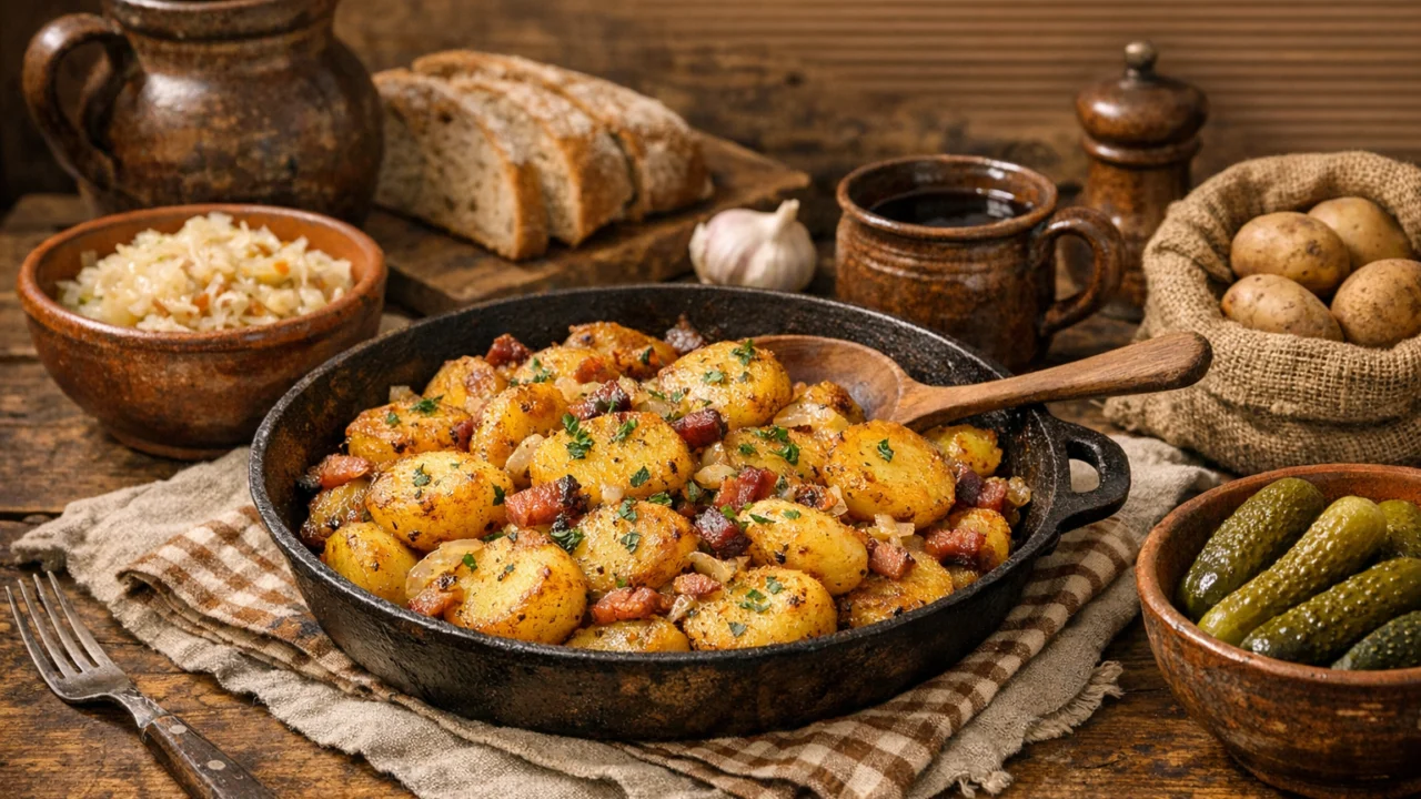 Tradicionalna priprema jela Domaći krumpir iz tave