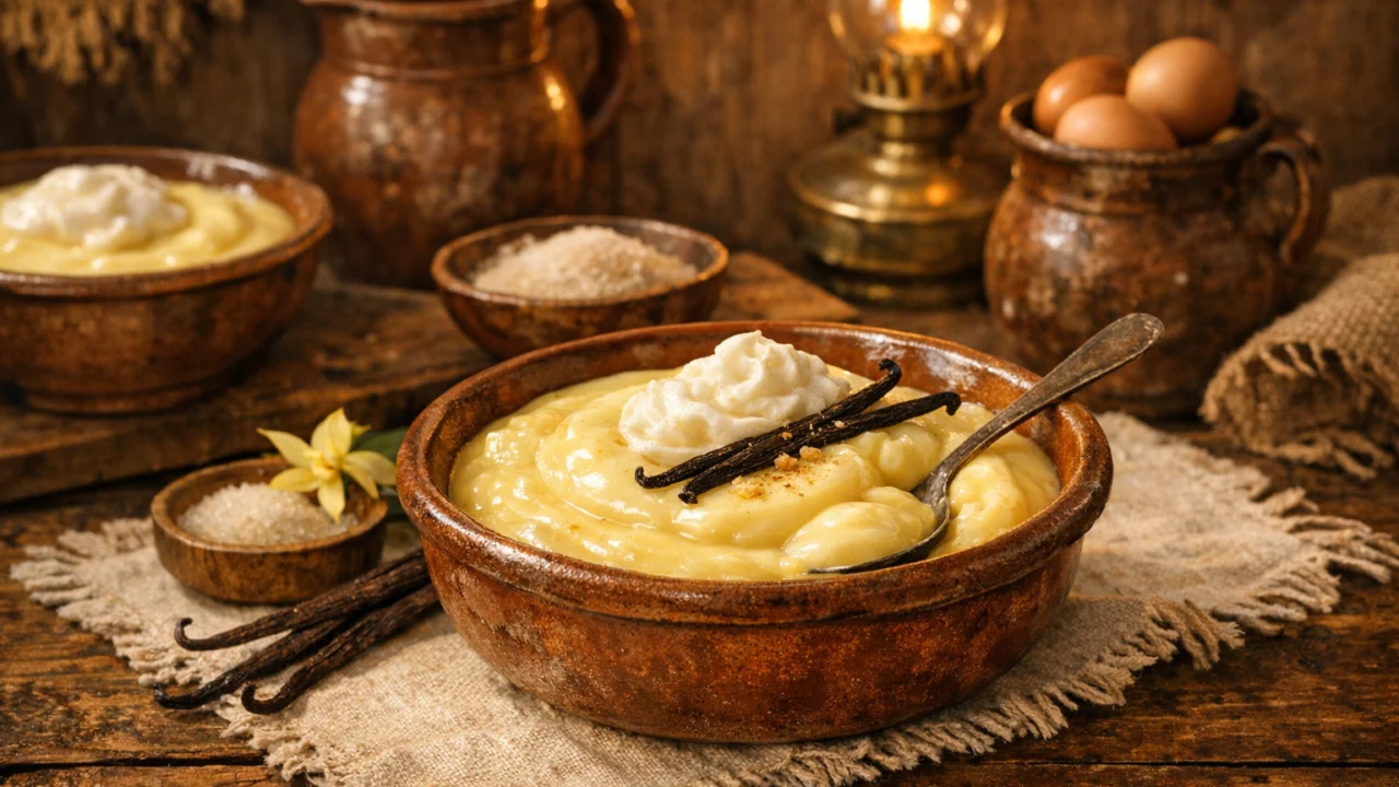 Tradicionalna priprema jela Domaći puding od vanilije