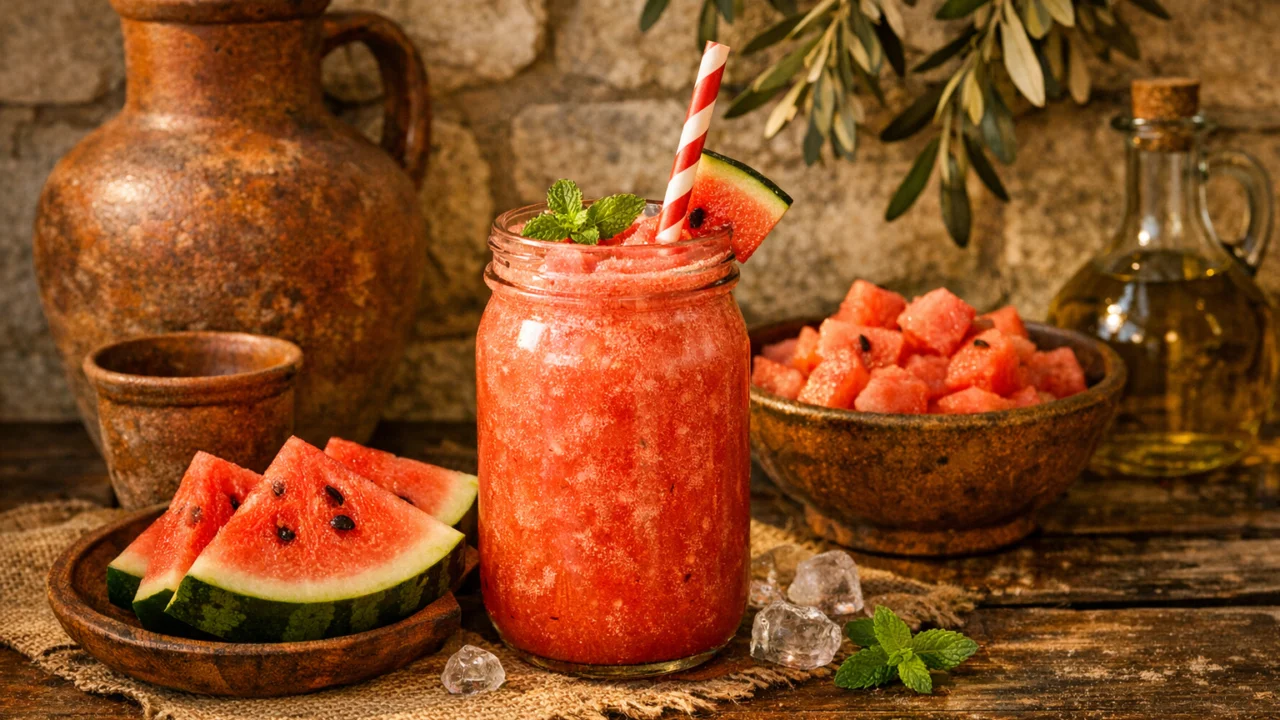 Tradicionalna priprema jela Domaći smoothie od lubenice