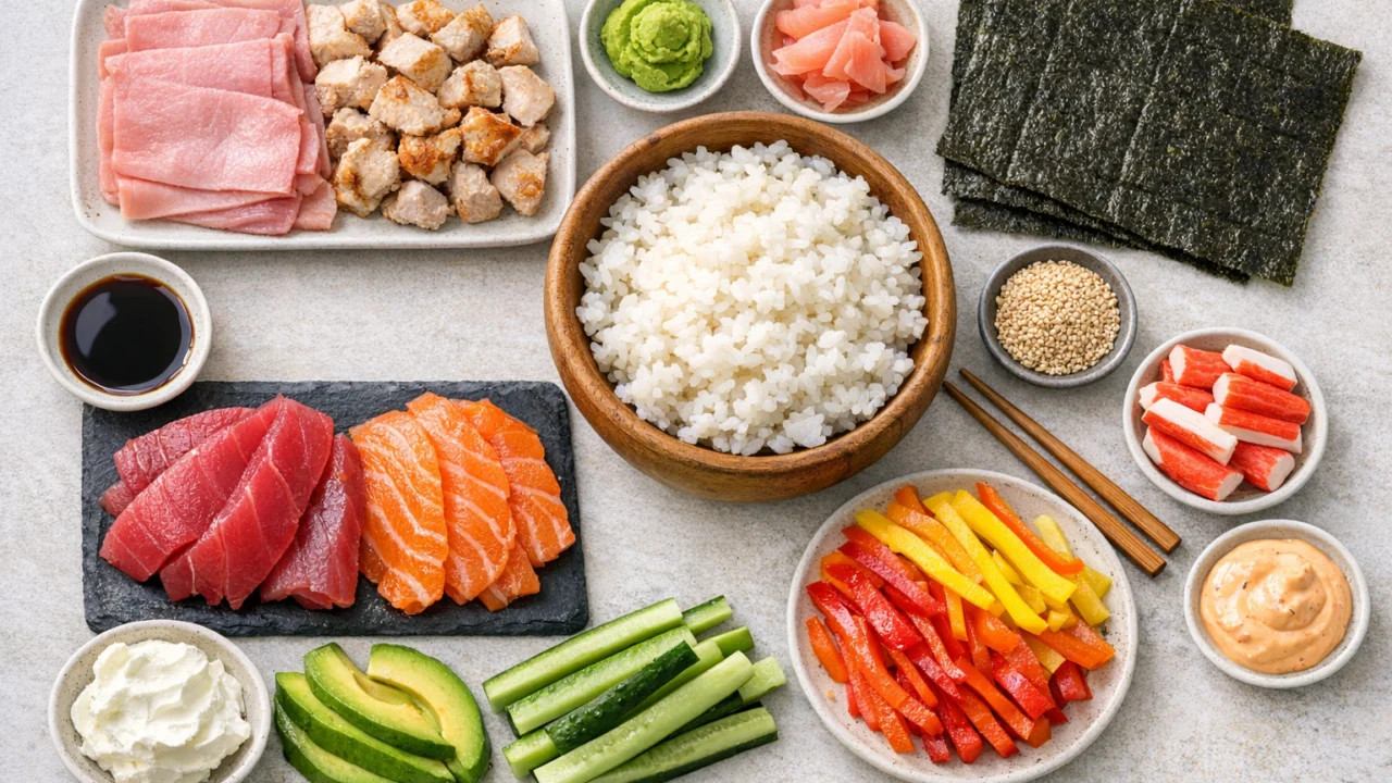Sastojci za Domaći sushi jednostavno
