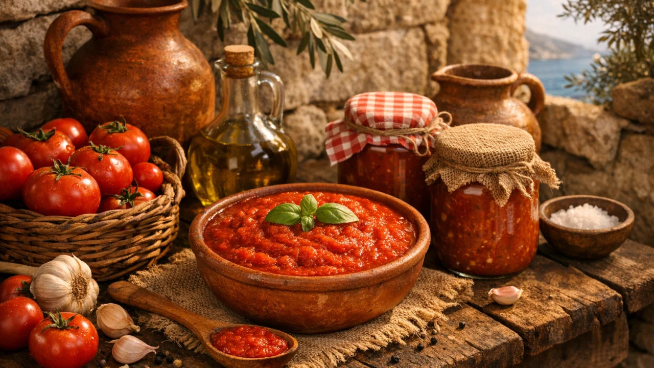 Tradicionalna priprema jela Domaći umak od rajčice
