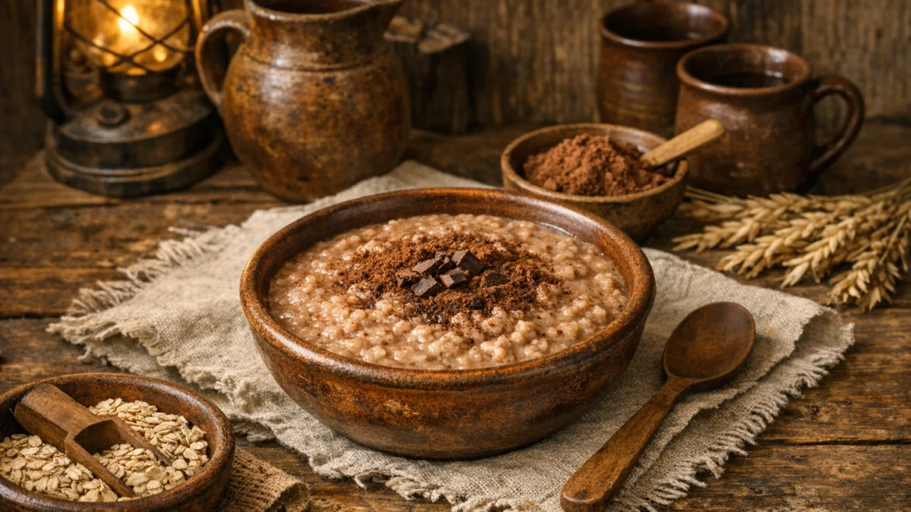 Tradicionalna priprema jela Fina zobena kaša s kakaom