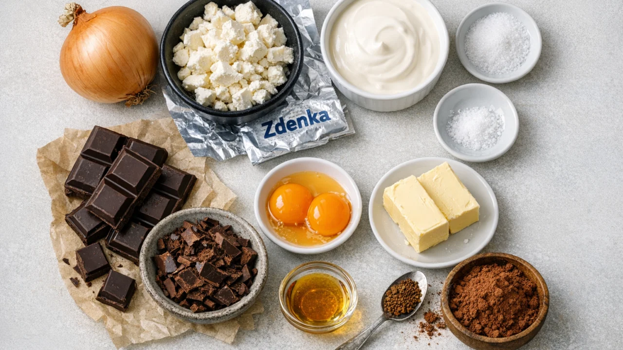 Sastojci za Fini čokoladni mousse jednostavno