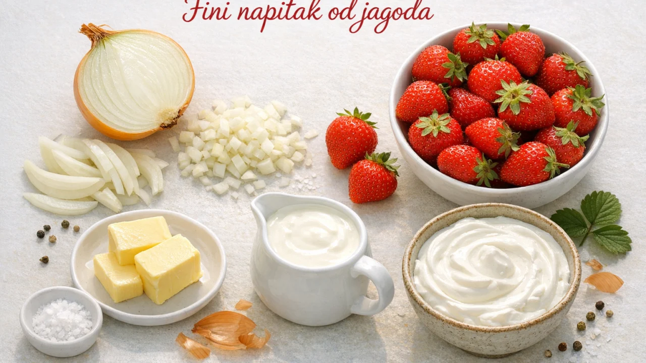 Sastojci za Fini napitak od jagoda