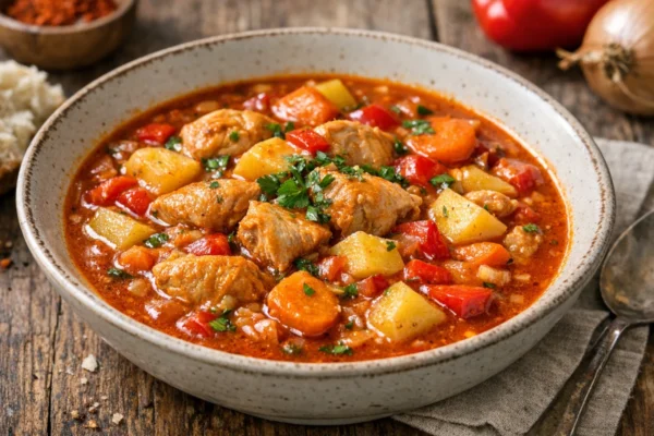 Fotografija jela Fini pileći paprikaš