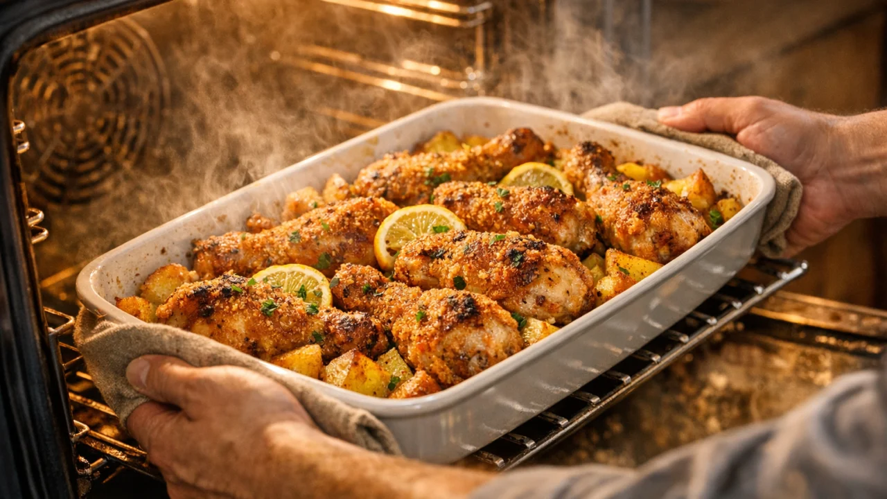 Priprema jela Hrskava piletina iz pećnice