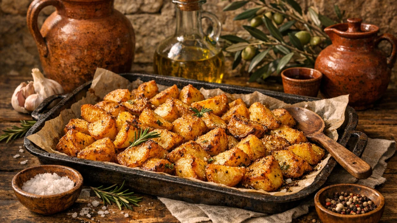 Tradicionalna priprema jela Hrskavi krumpiri iz pećnice