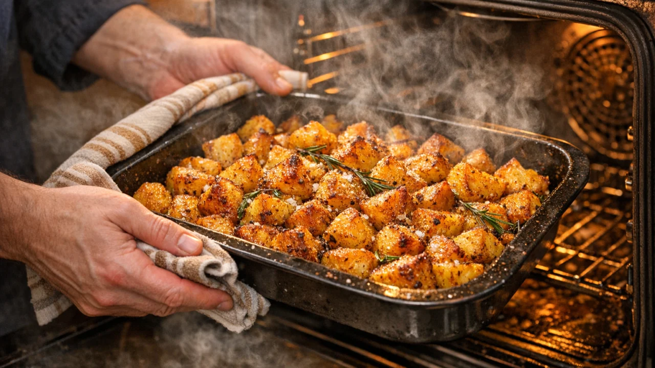 Priprema jela Hrskavi krumpiri iz pećnice