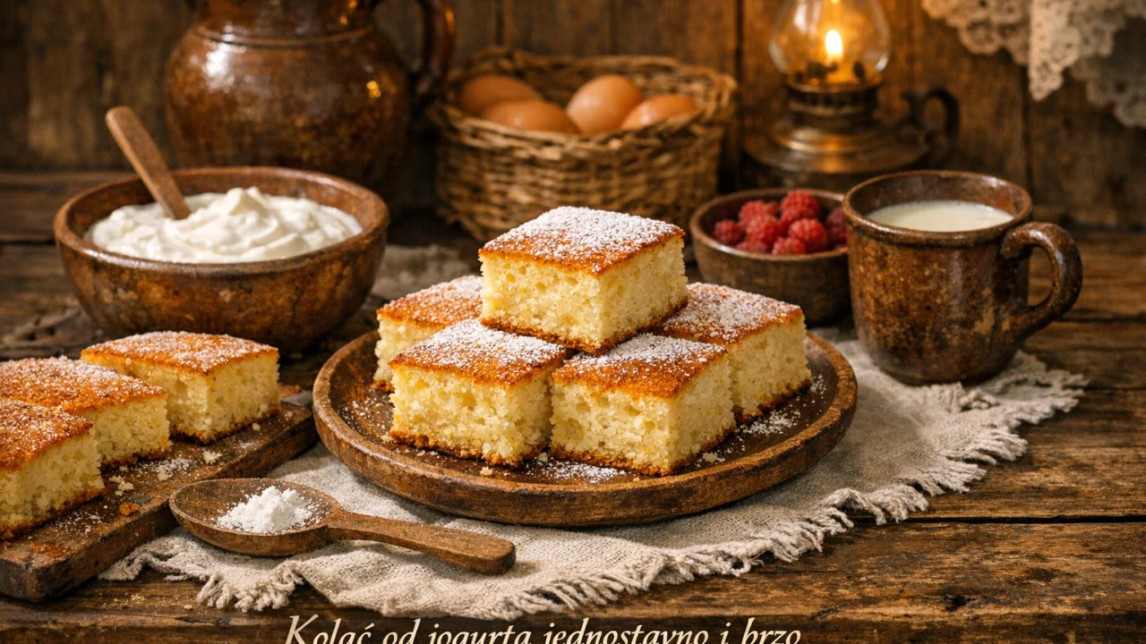 Tradicionalna priprema jela Kolač od jogurta jednostavno i brzo