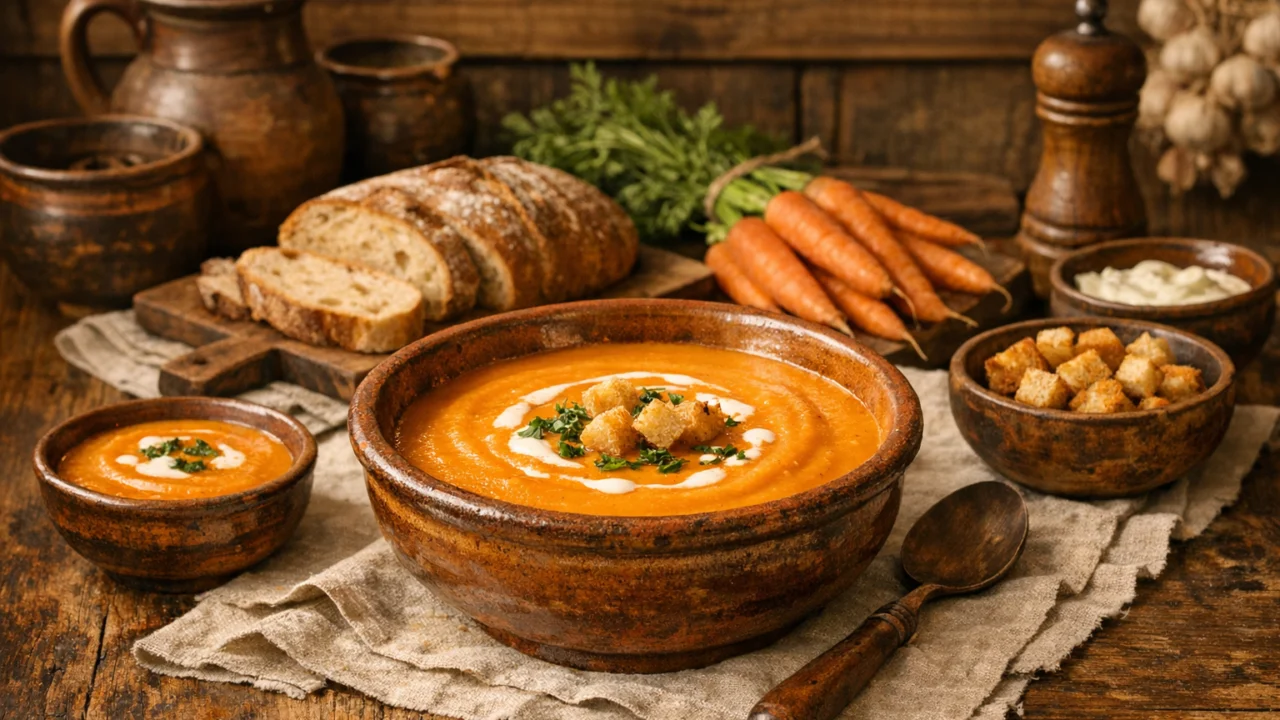 Tradicionalna priprema jela Krem juha od mrkve jednostavno