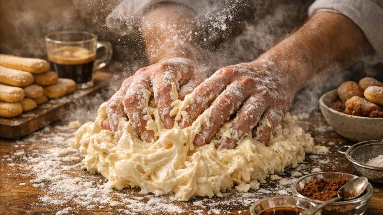 Priprema jela Kremasti tiramisu bez jaja