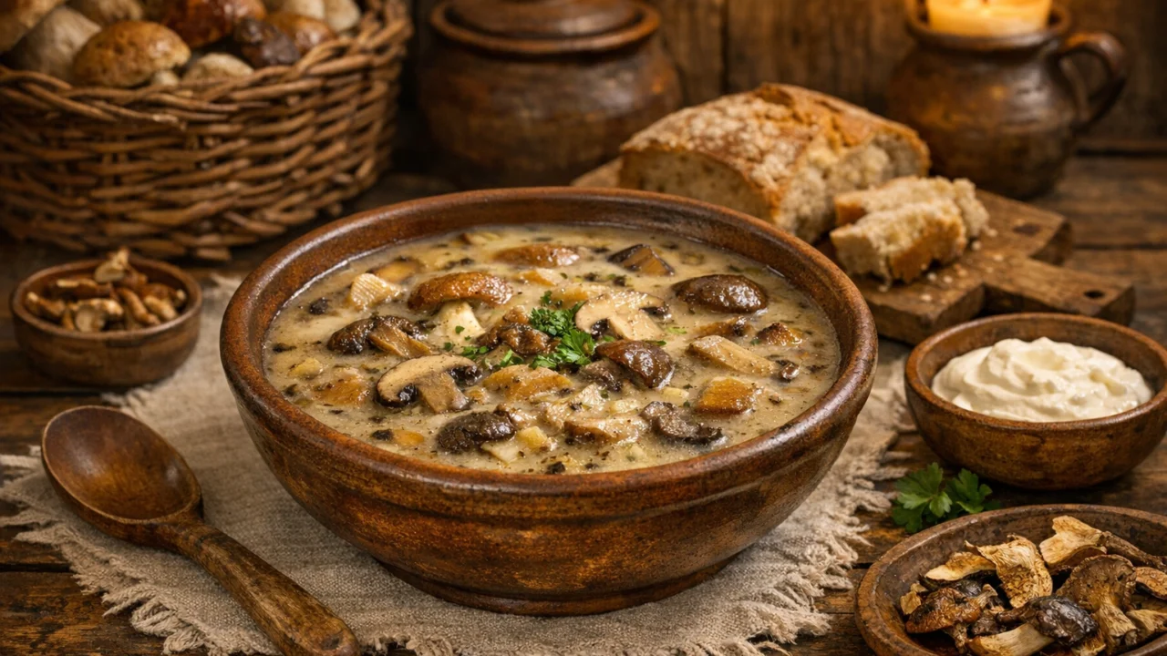Tradicionalna priprema jela Najbolja domaća juha od gljiva