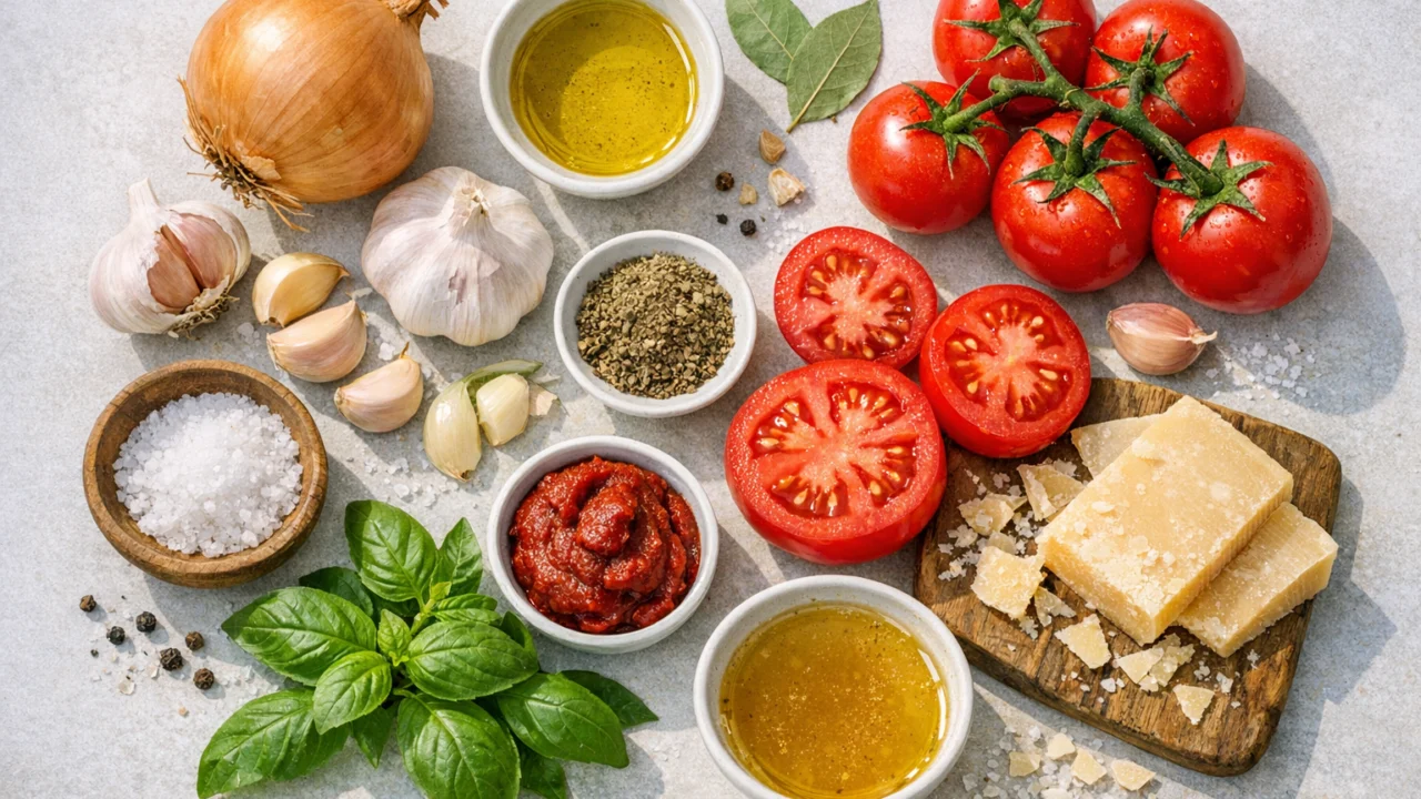 Sastojci za Najbolja domaća juha od rajčice