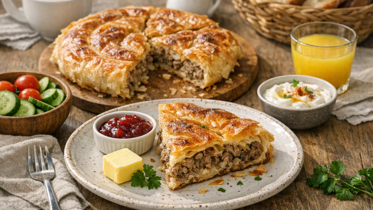 Posluživanje i varijacije Najbolja pita s mesom