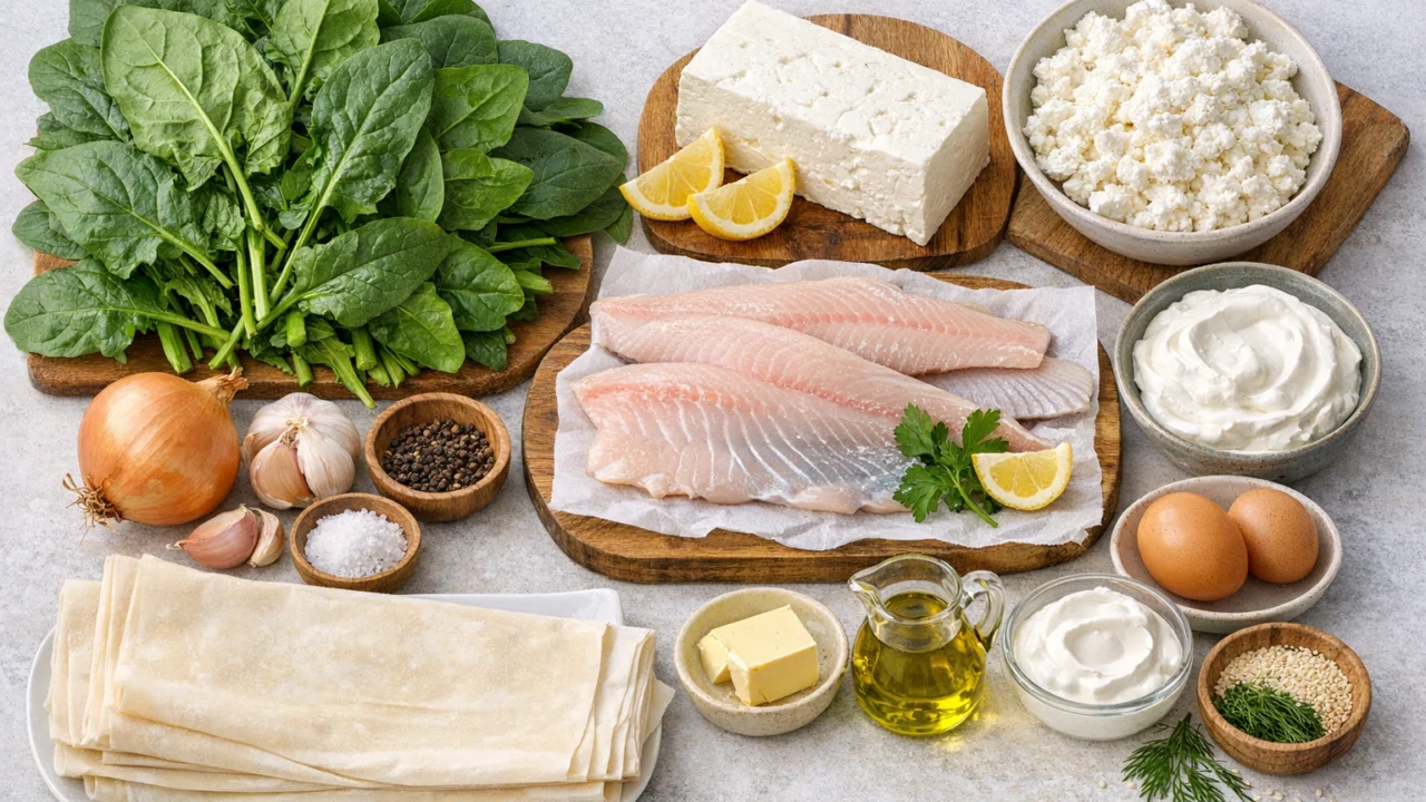 Sastojci za Najbolja pita sa sirom i spinatom