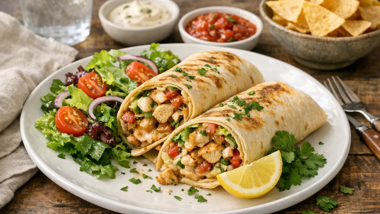 Posluživanje i varijacije Najbolja tortilja s piletinom