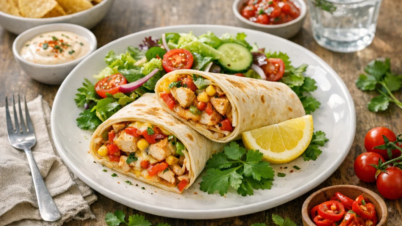 Posluživanje i varijacije Najbolja tortilja s piletinom