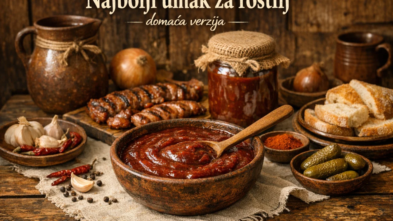 Tradicionalna priprema jela Najbolji umak za roštilj domaća verzija