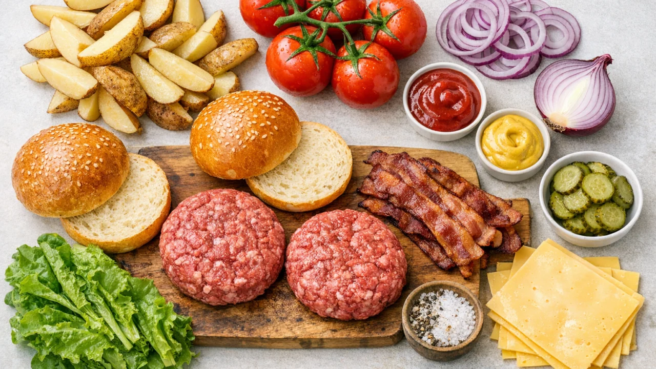 Sastojci za Najbolji domaći burger