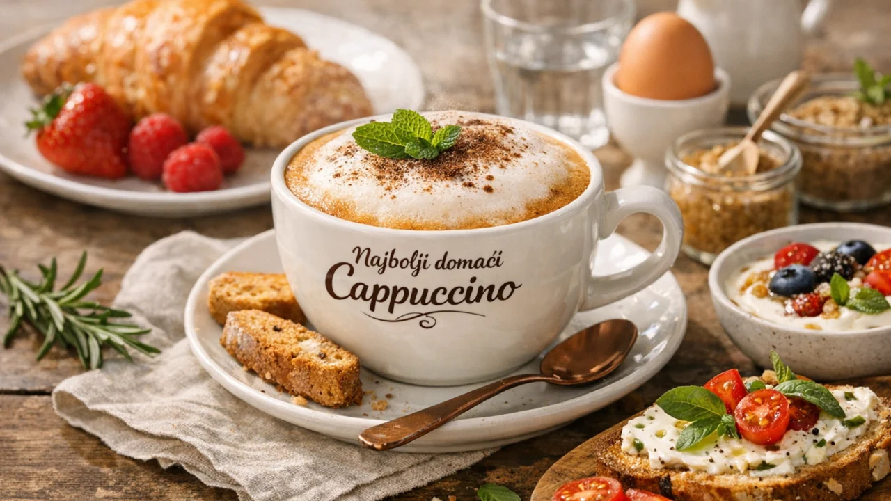 Posluživanje i varijacije Najbolji domaći cappuccino