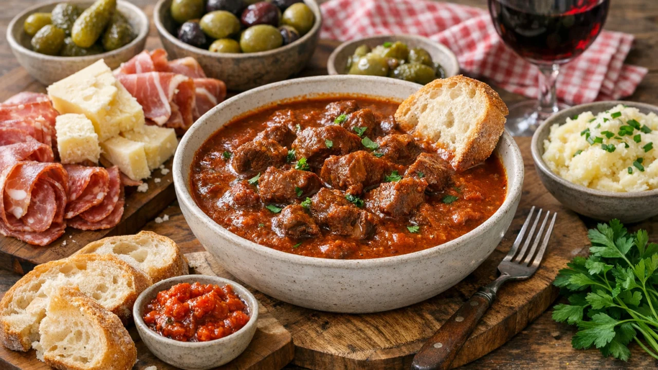 Posluživanje i varijacije Najbolji gulaš od junetine