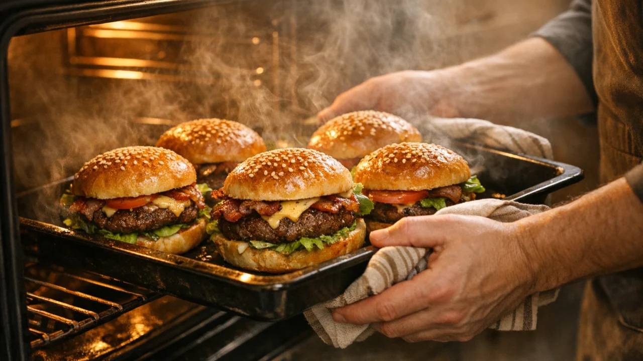 Priprema jela Najbolji hamburger s domaćim pecivom