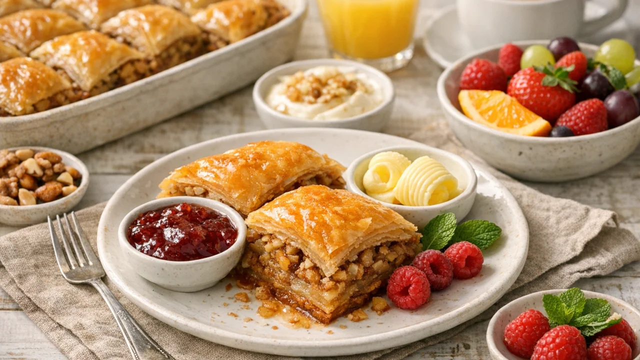 Posluživanje i varijacije Najbolji recept za baklavu