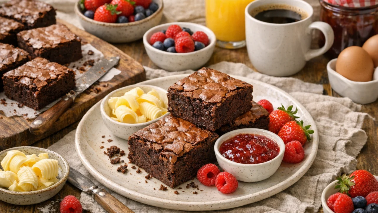Posluživanje i varijacije Najbolji recept za brownie kolač